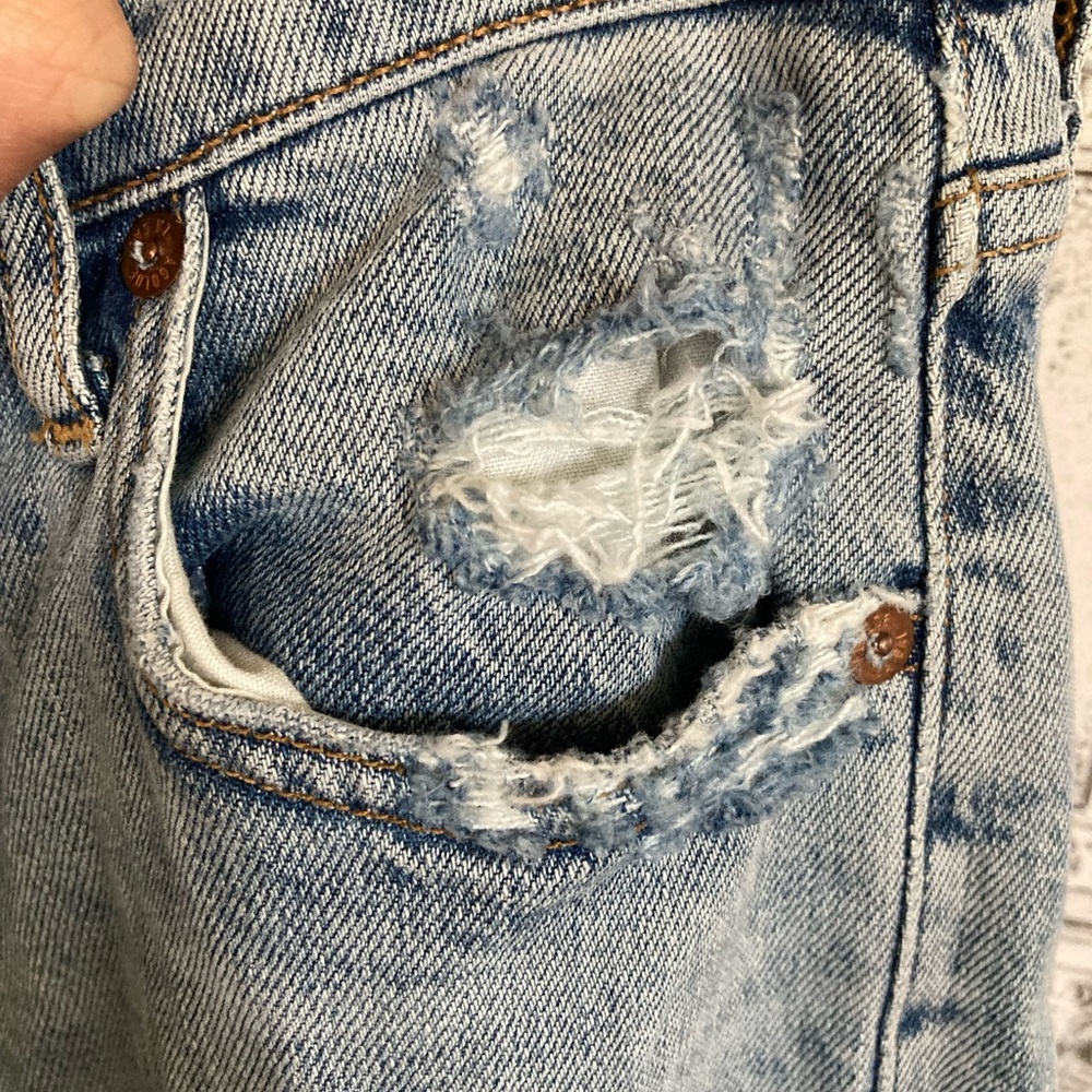 Agolde High Rise Cropped Jeans - Picture 4 of 6